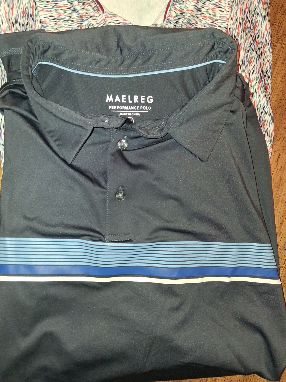Maelreg Performance NWOT Blur Gray Golf SS Polo 3 Peice 3X